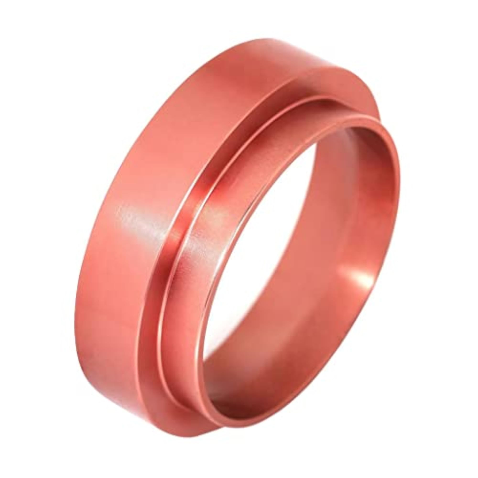Coffee Dosing Ring Replacement Funnel, Aluminum, Rose Gold 54mm